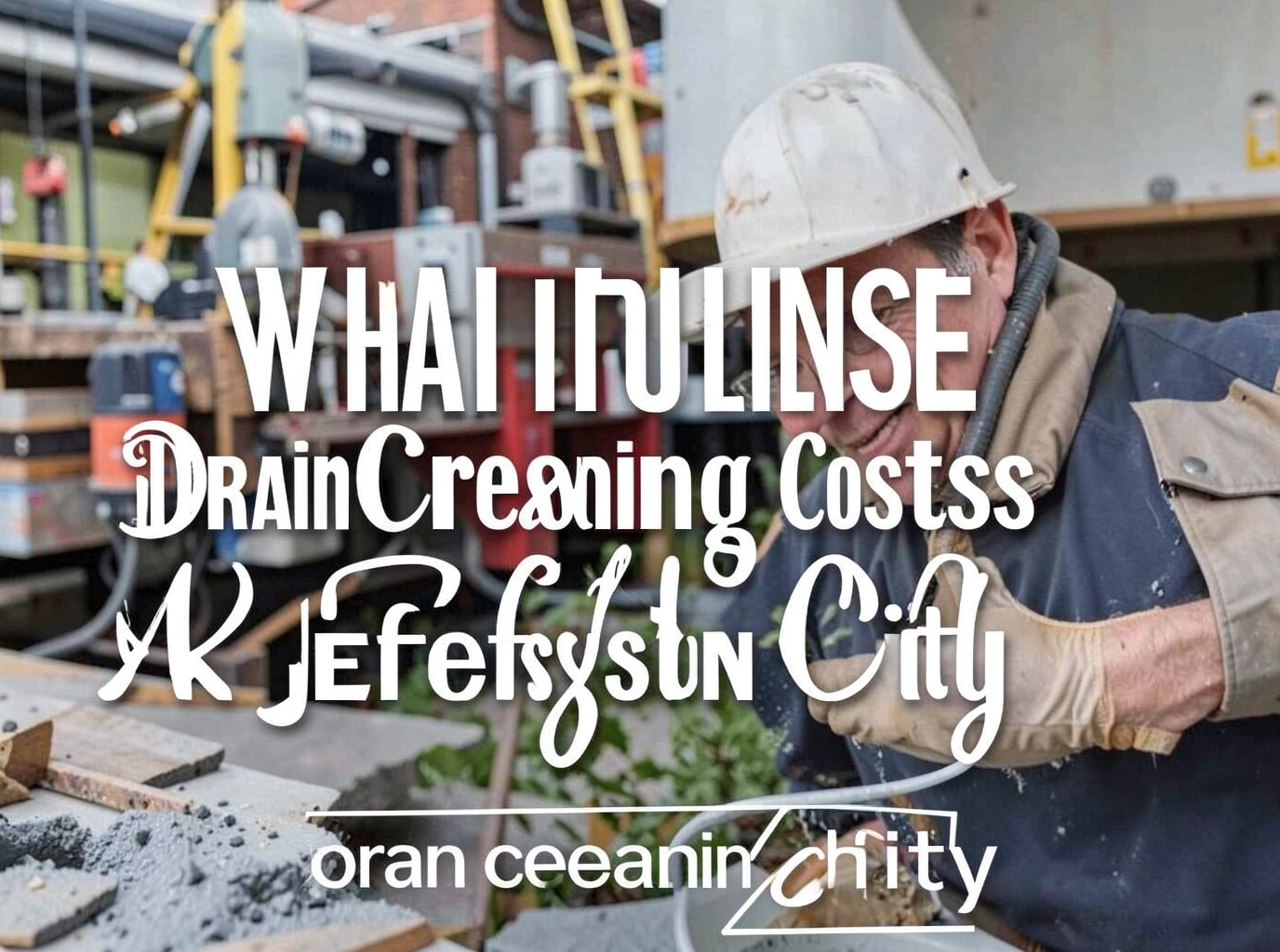 What Influences Drain Cleaning Costs Around Jefferson City
